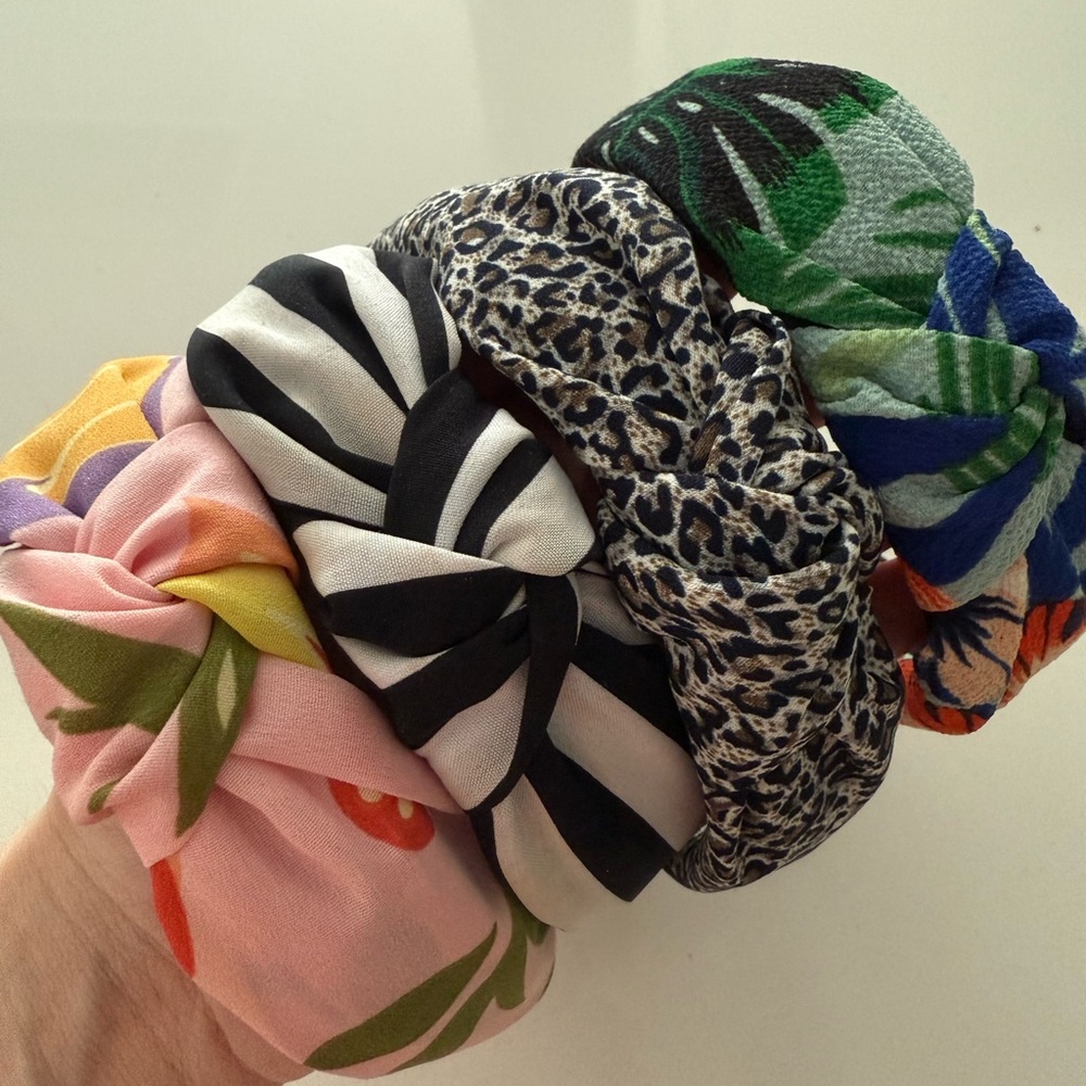 NWT Colorful Patterned Headbands - Picture 2 of 8